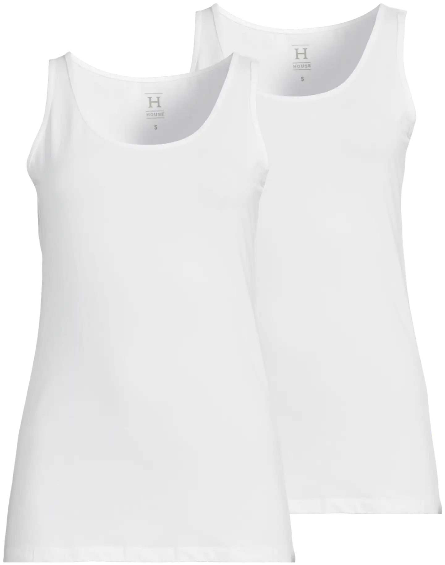 House naisten toppi Julia 2-pack - WHITE - 1