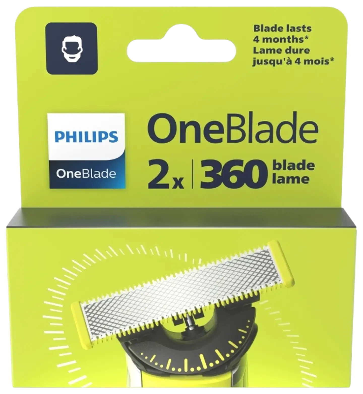 Philips OneBlade 360 vaihtoterät 2 kpl QP420/50 - 5