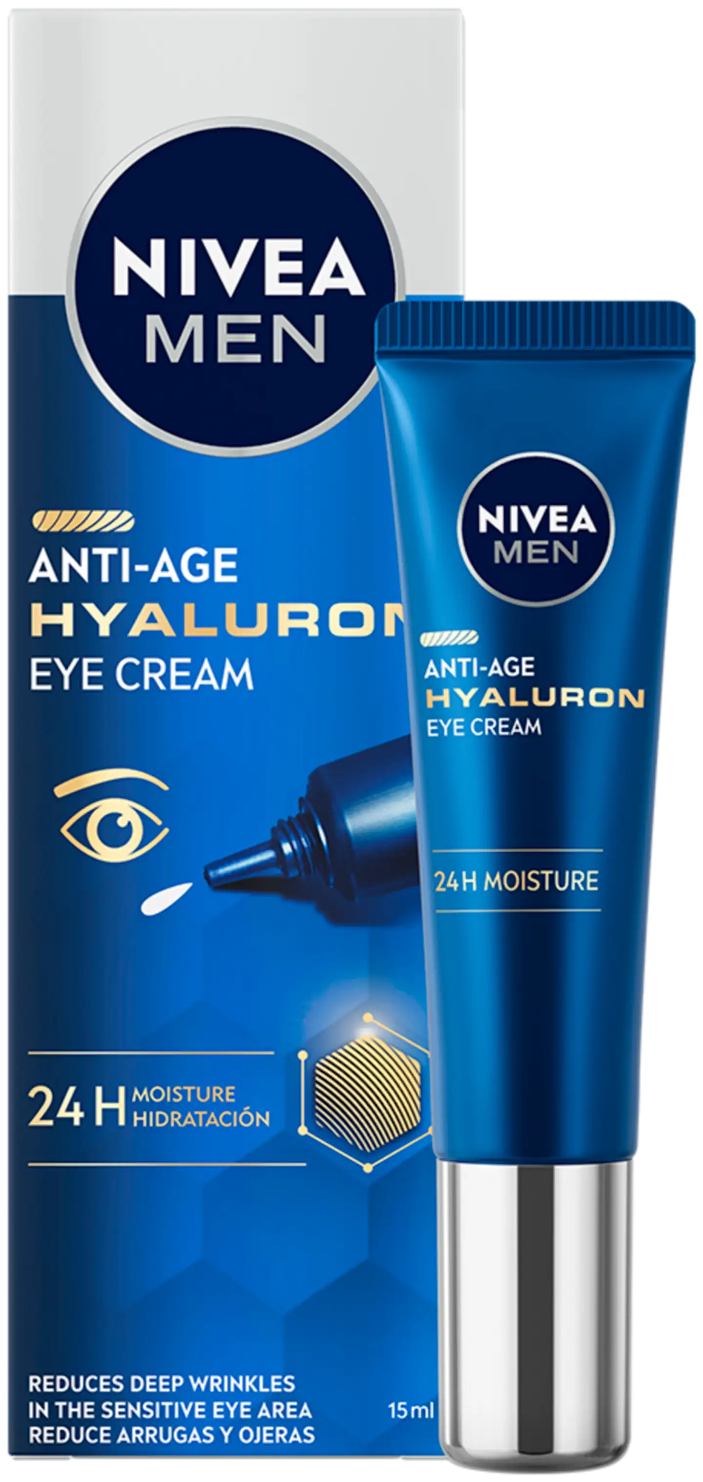 NIVEA MEN 15ml Anti-Age Hyaluron Eye Cream -silmänympärysvoide 15ml - 2