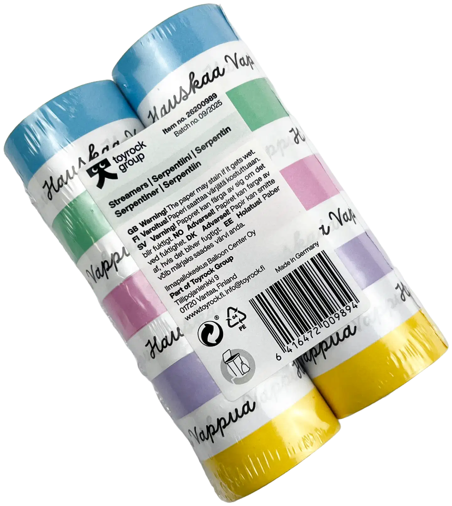 Serpentiini hauskaa vappua 2 rll/pkt - 4