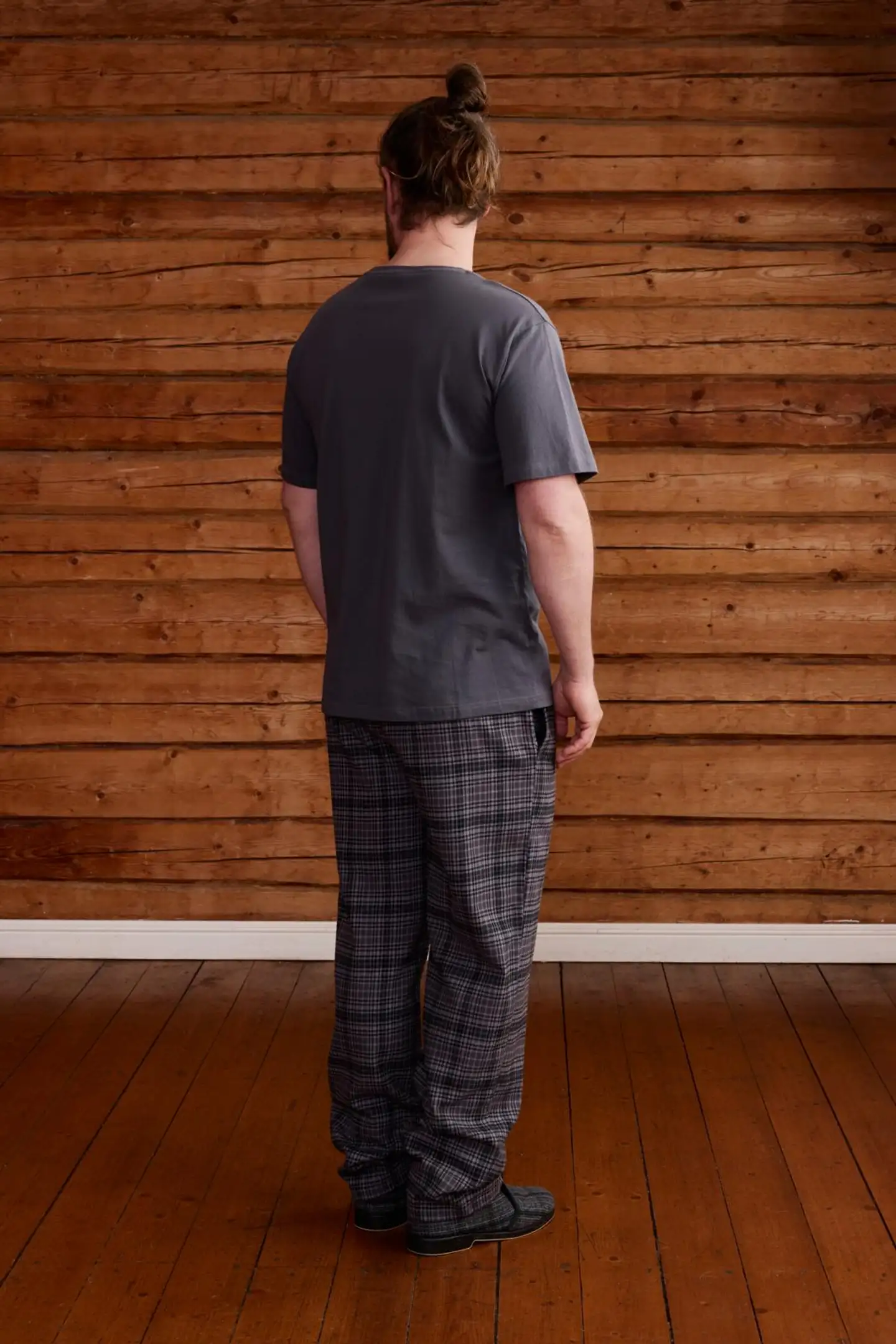 Reino&Aino miesten pyjama Reino - Grey - 4