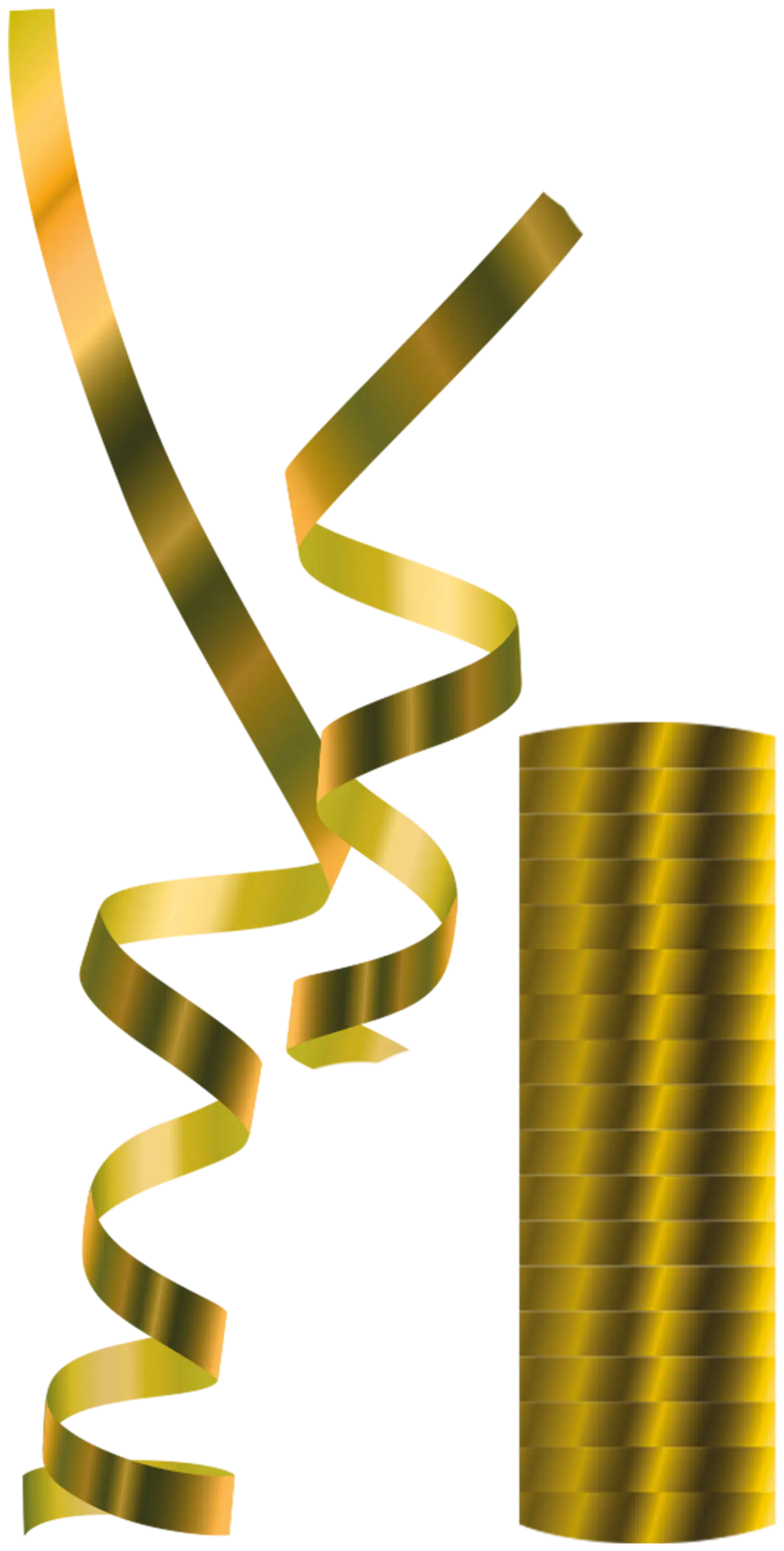 Decorata Party Serpentiini metalli kulta