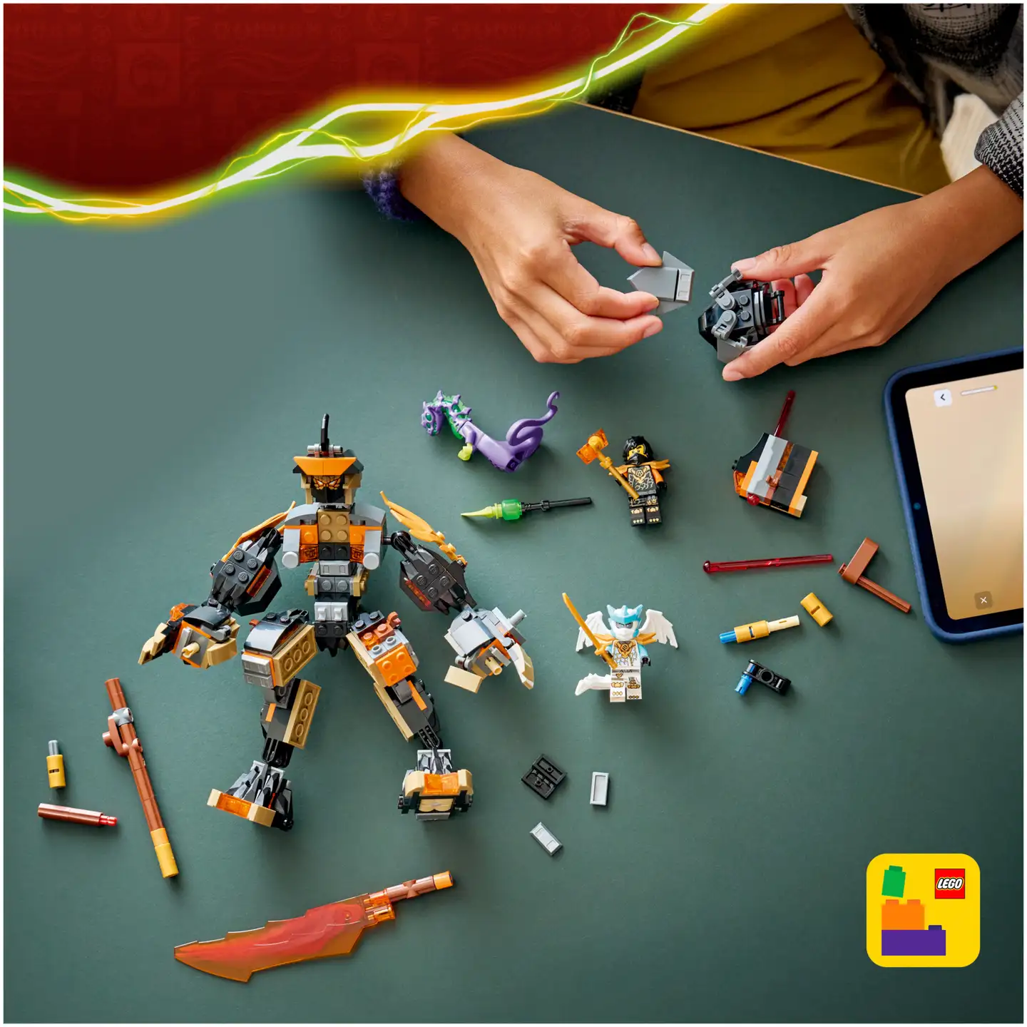 LEGO® Ninjago 71854 Colen tehtävärobotti ja Lohikäärme-Zane - 3