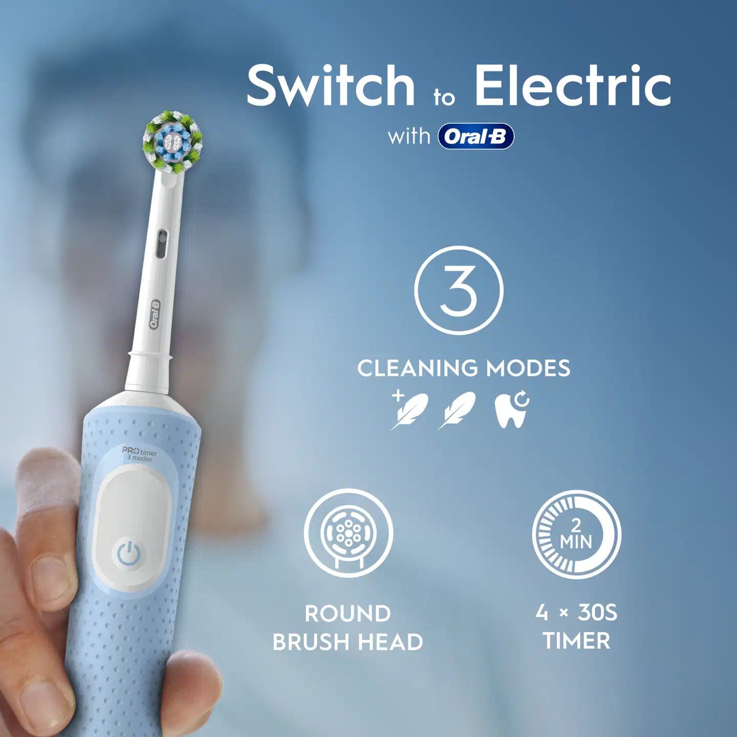 Oral-B Vitality PRO Vapor Blue sähköhammasharja - 11