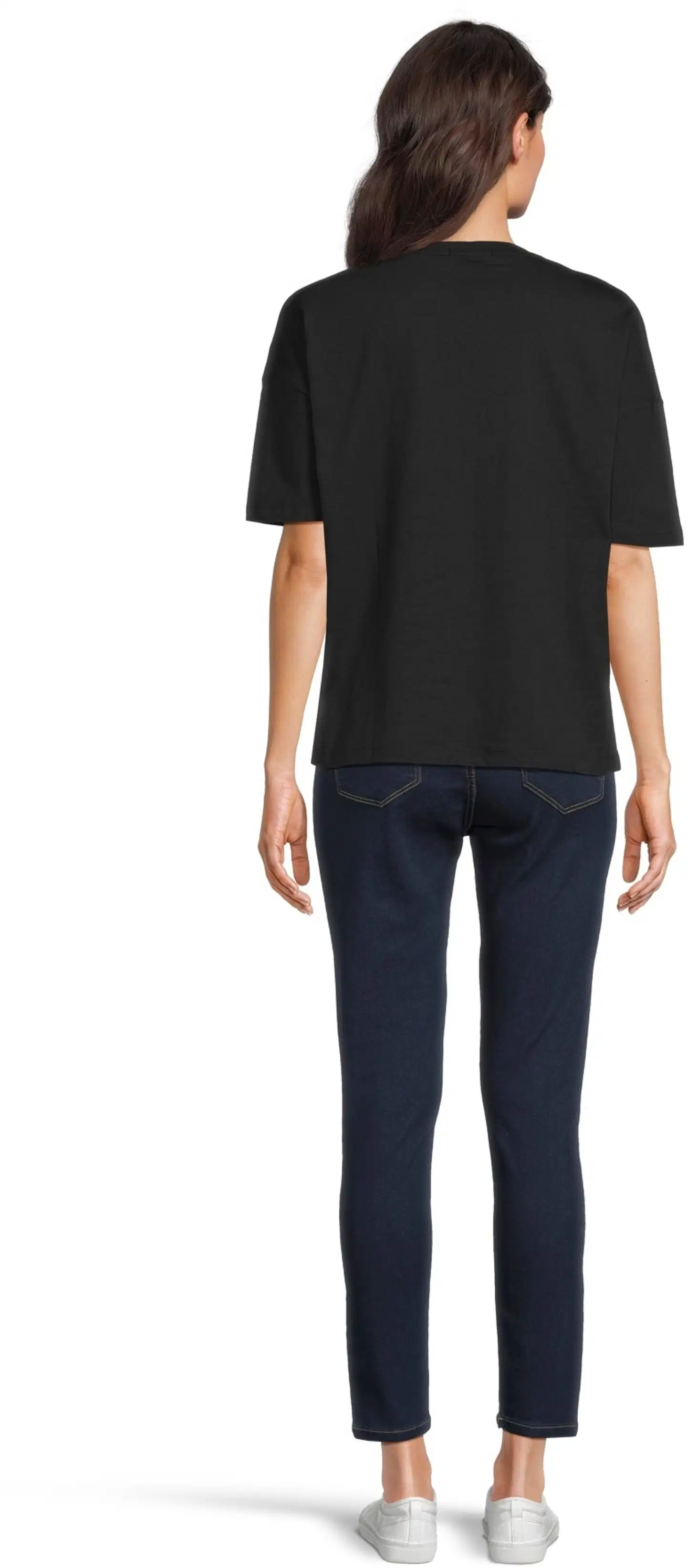 House naisten t-paita print 213H261405 - BLACK - 3