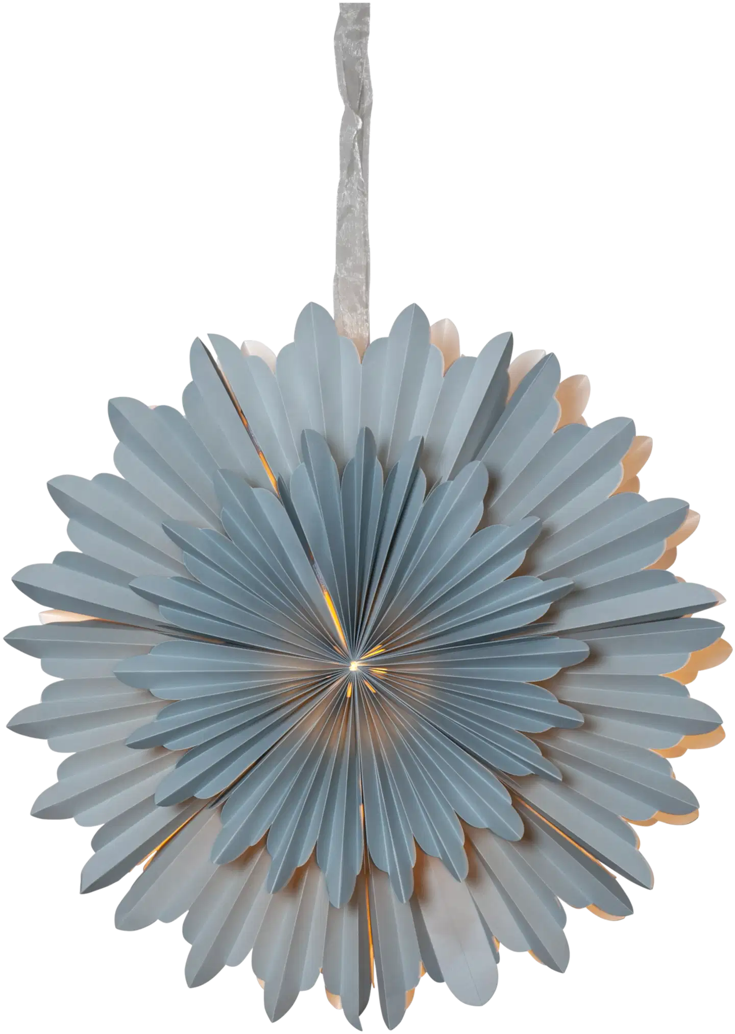 Star Trading Paperitähti Crystal 50 cm, sininen - 1