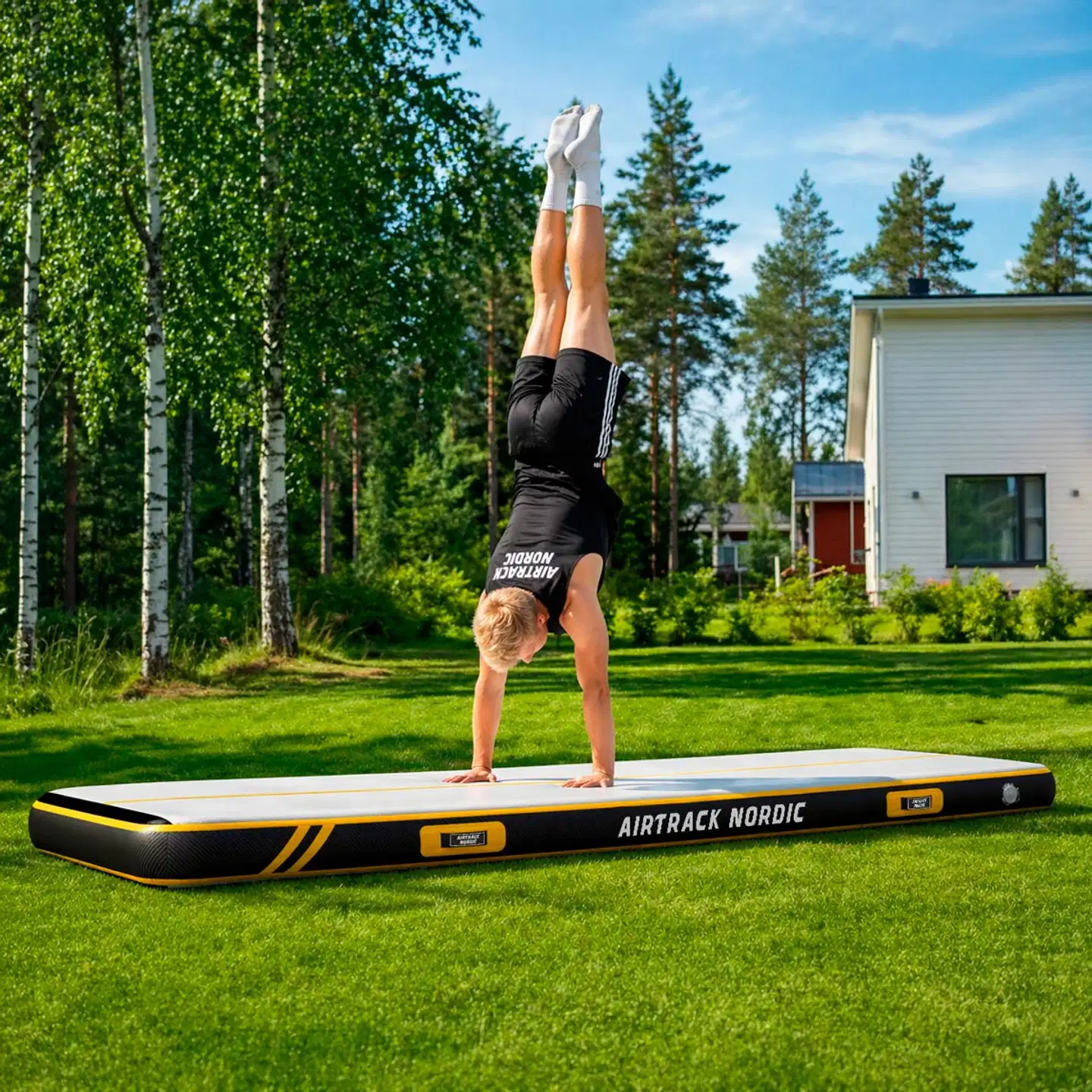 AirTrack Nordic Carbon ilmavolttirata - Keltainen - 8 m - 6