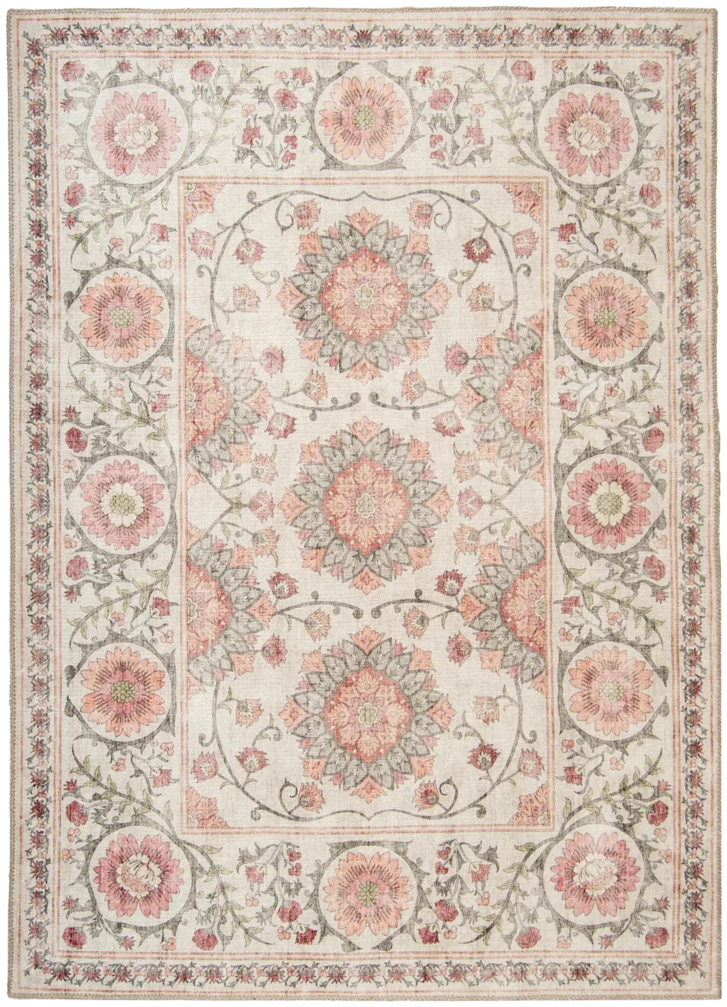 ihankotona puuvillamatto Botanic 160x230 cm kuviollinen - 1