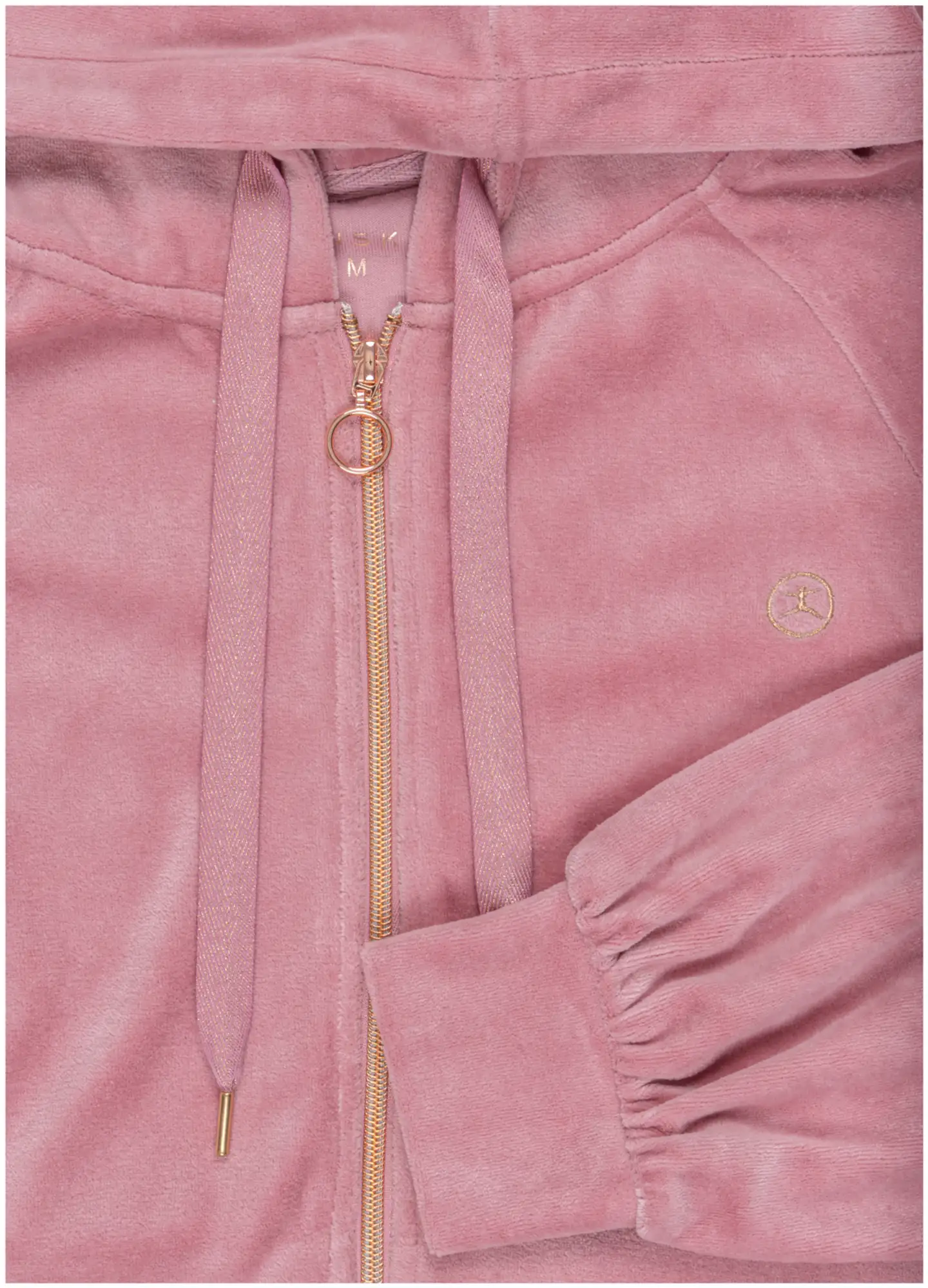 Danskin naisten velourhuppari DCA25002 - Lilas 16-1708TCX - 3