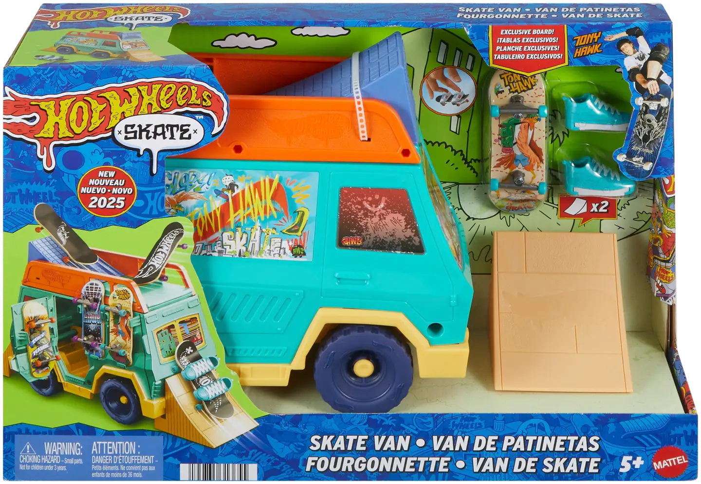 Hot Wheels Skate Van -Leikkisetti - 3