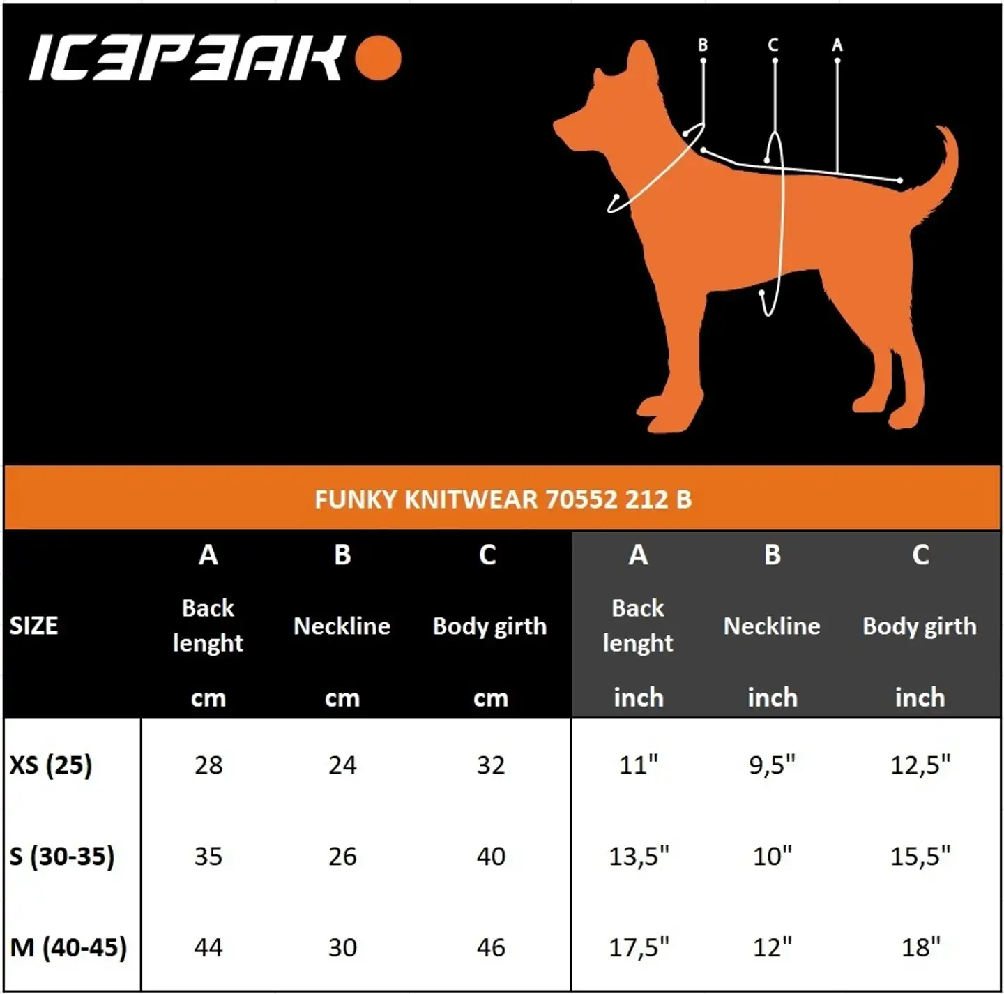 Icepeak Koiran neulepaita Funky S aqua - 4