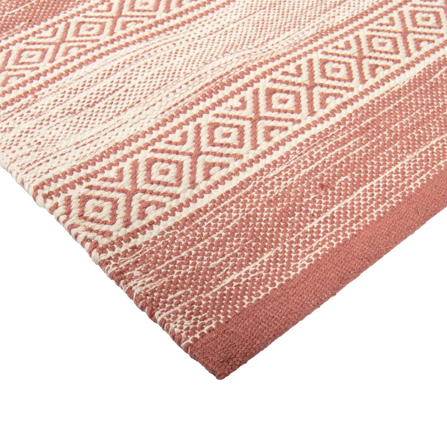 ihankotona matto Jokilahti 80x250 cm roosa - 2