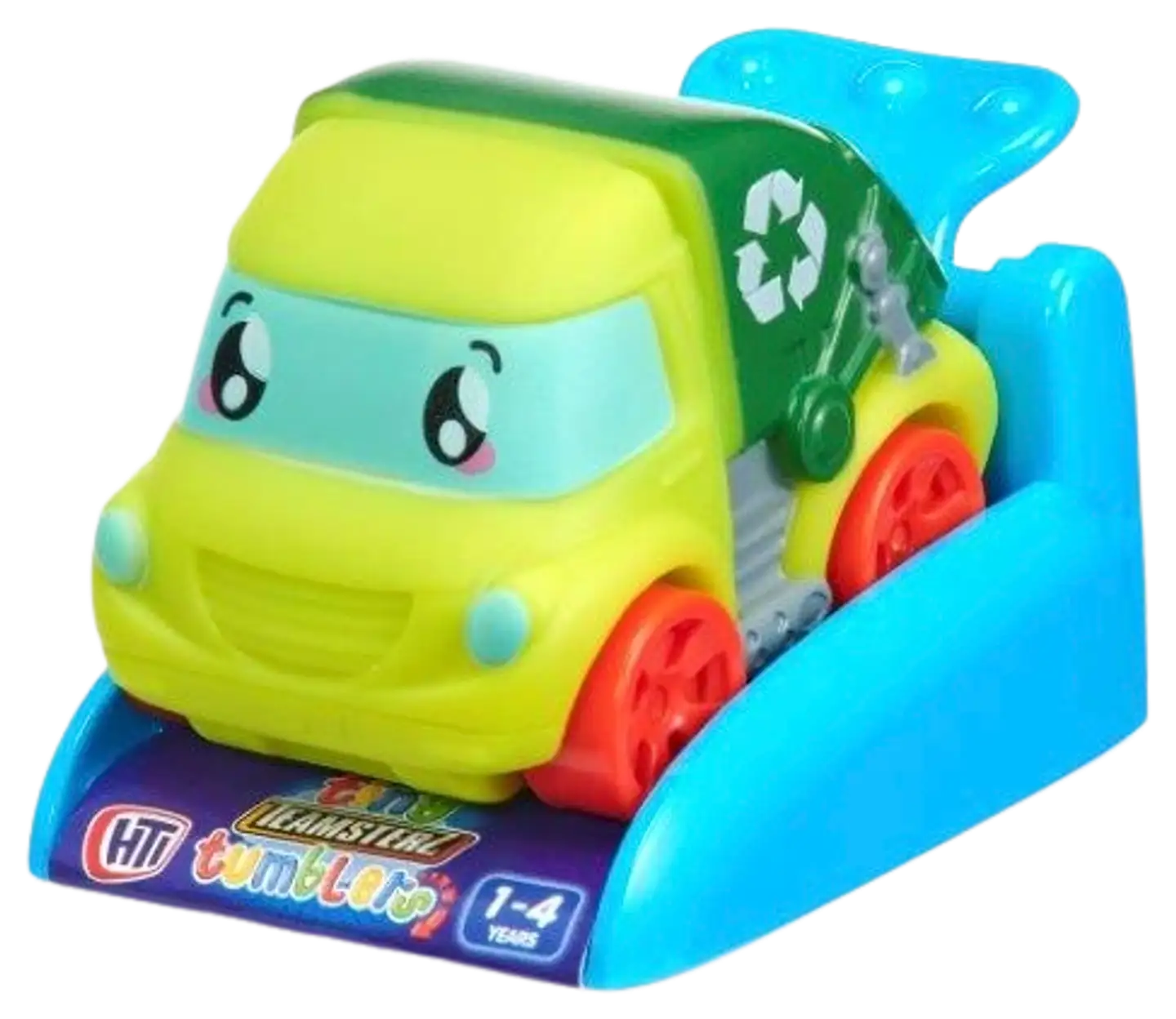 Tiny Teamsterz lelu Tumblers laukaisija ja pikkuauto - 1