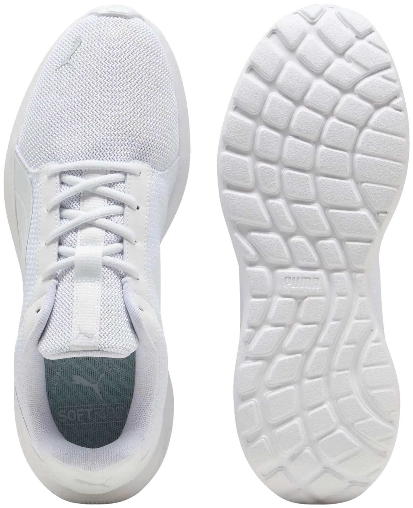 Puma naisten juoksukenkä Softride Cosmic LT - Puma white-Puma white-feather - 4