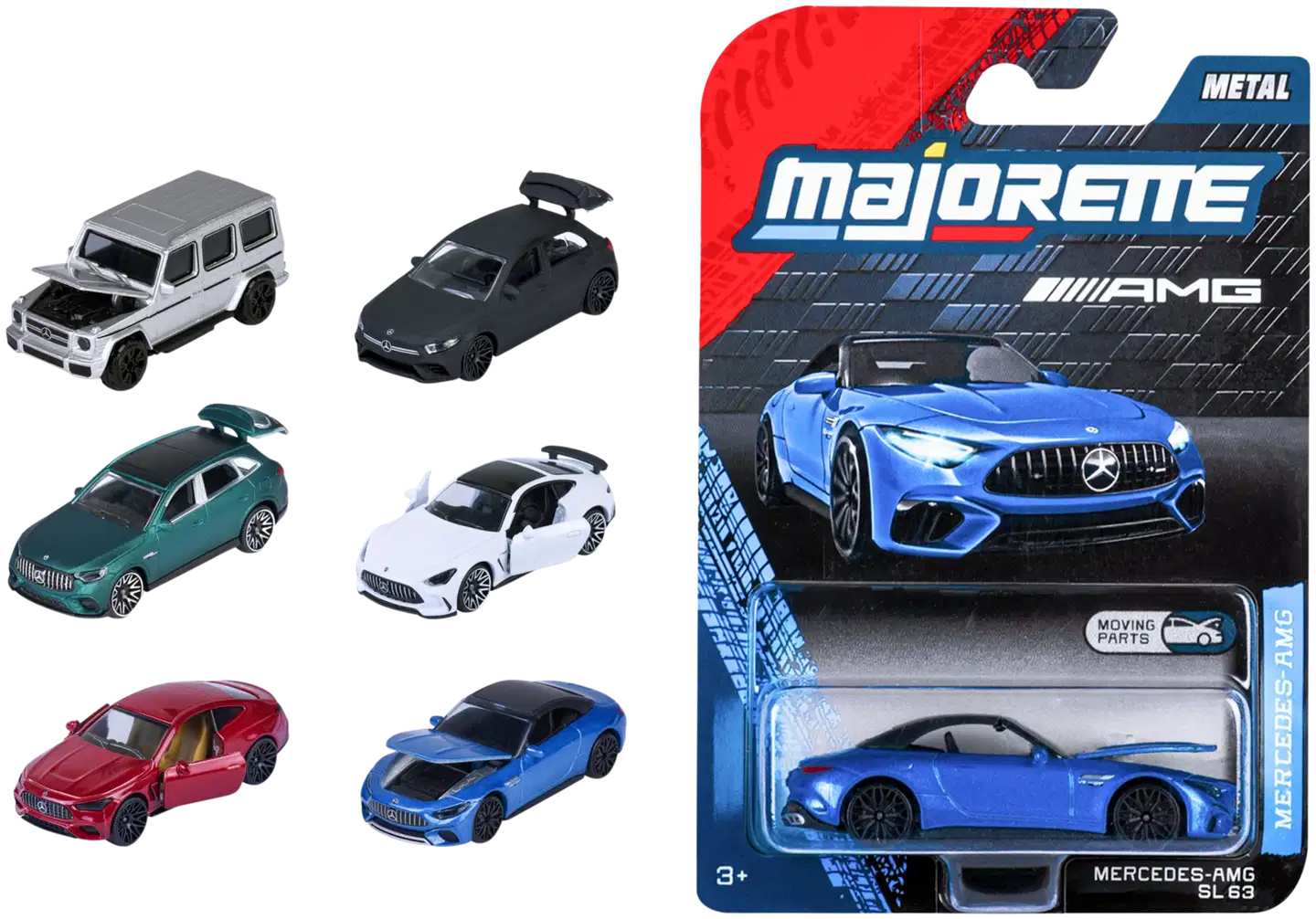 Majorette - Mercedes-AMG Premium auto 1:64, 7,5 cm, die-cast, useita erilaisia, myydään yksittäin - 1