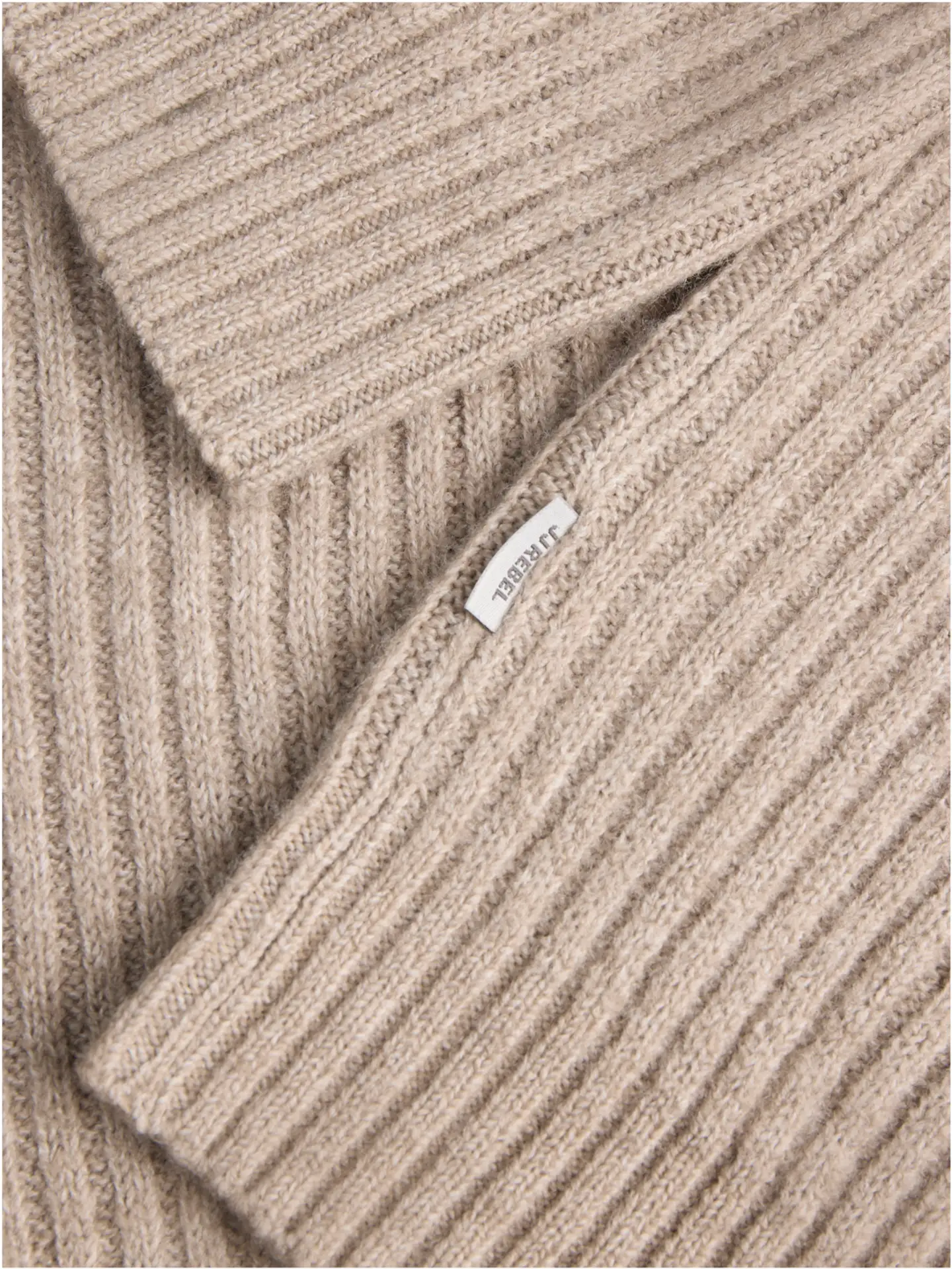 JJ Rebel miesten neulepusero JREBFREY - Roasted Cashew - 4