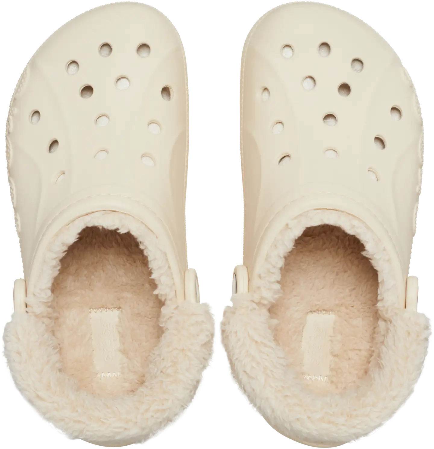 Baya Lined Fuzz Strap Clog - WINTER WHITE - 4