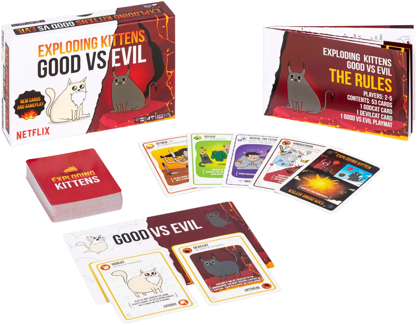 Exploding Kittens Good vs Evil -Partypeli - 3