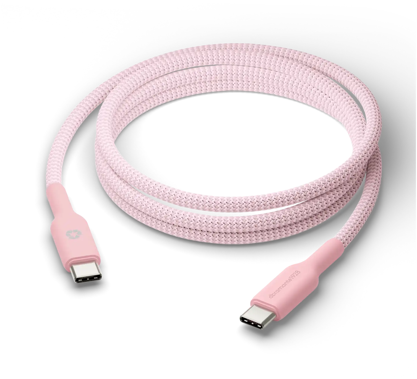 dbramante1928 latauskaapeli 1.5m USB-C to USB-C 60W pinkki