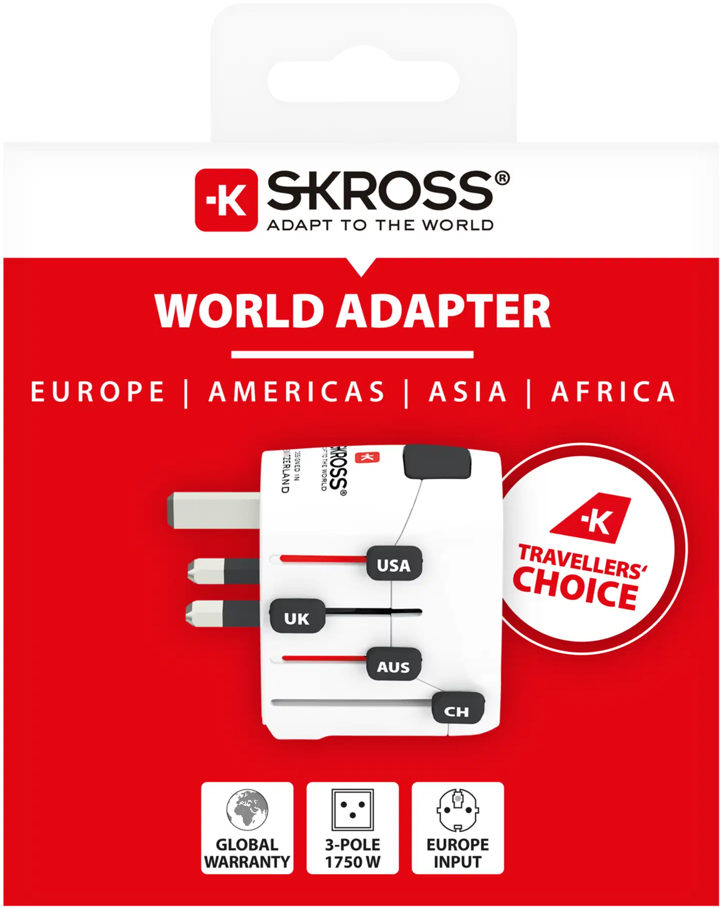 Skross maailma-adapteri PRO - 2
