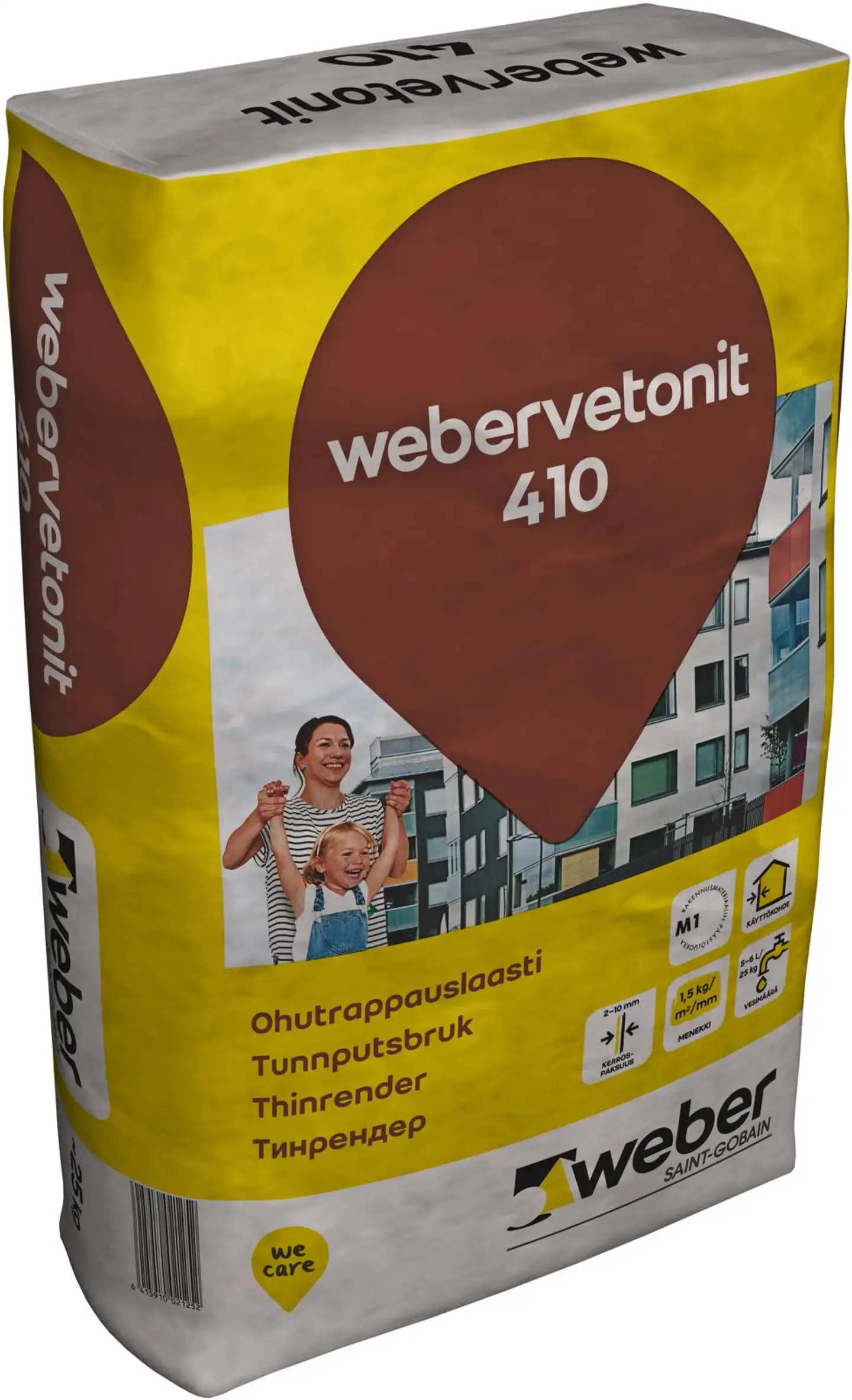 Weber Vetonit 410 Ohutrappauslaasti 25 kg