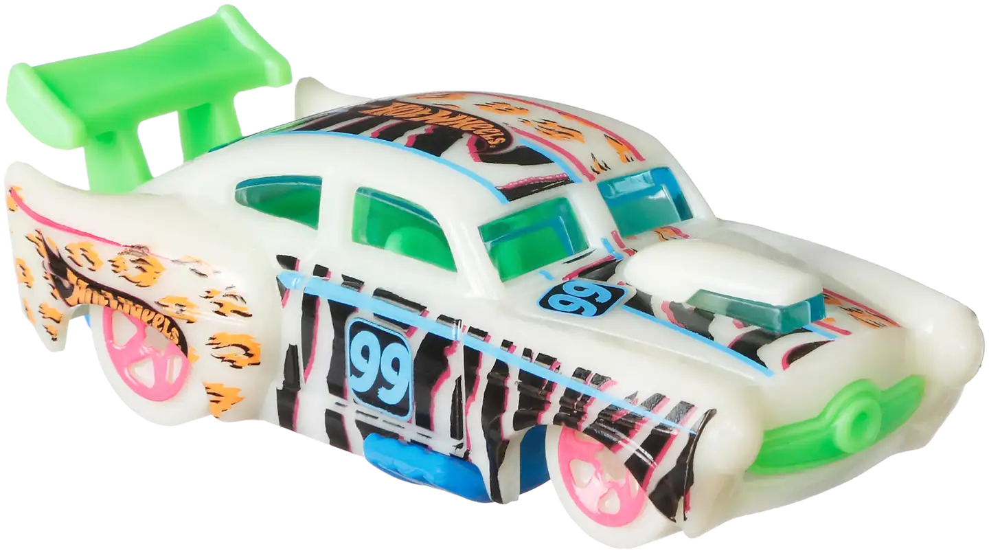 Hot Wheels Monster Trucks Glow In The Dark 10 Kpl - 10