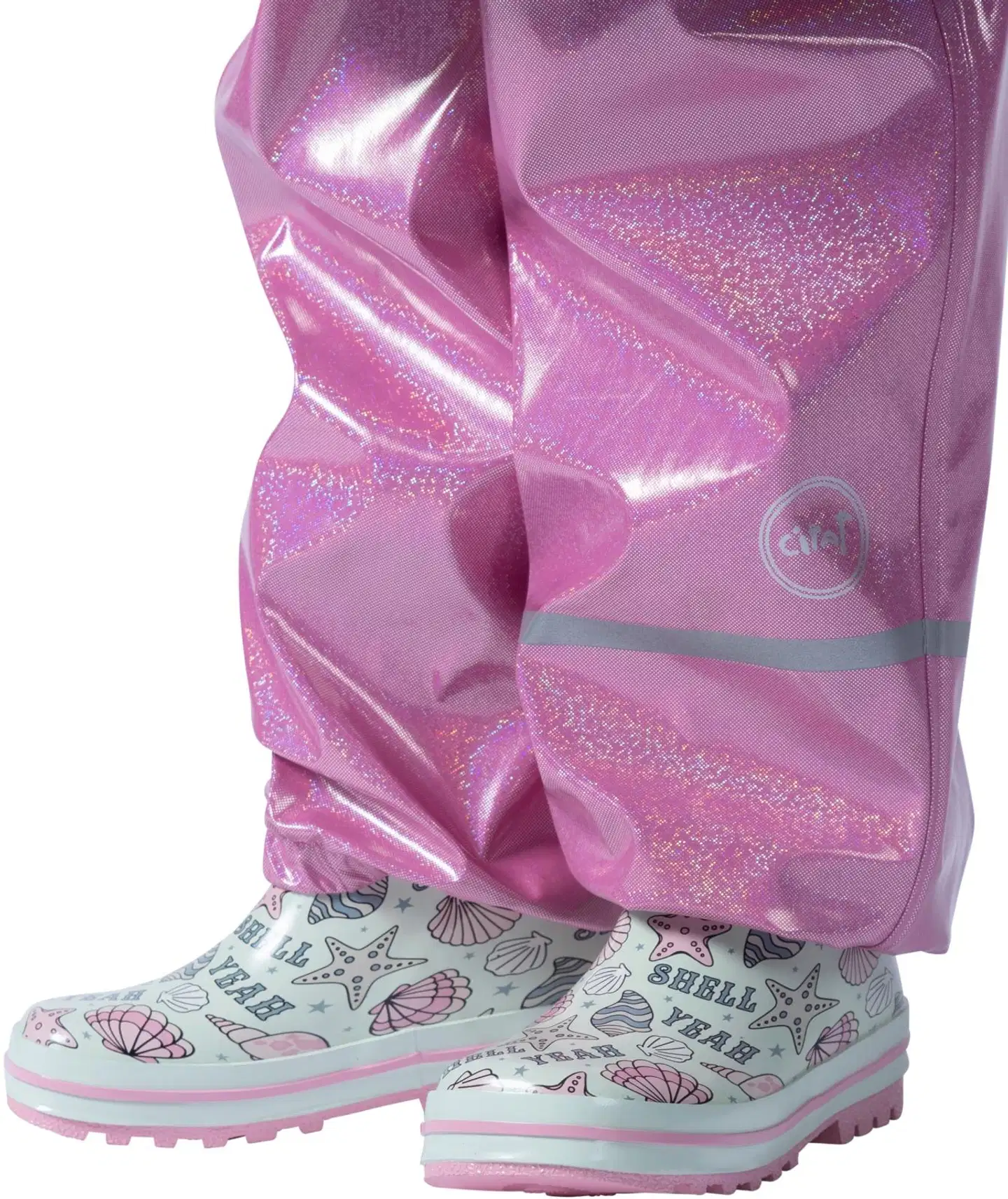 Ciraf lasten kumisaappaat Shell RB - Light green/pink - 4