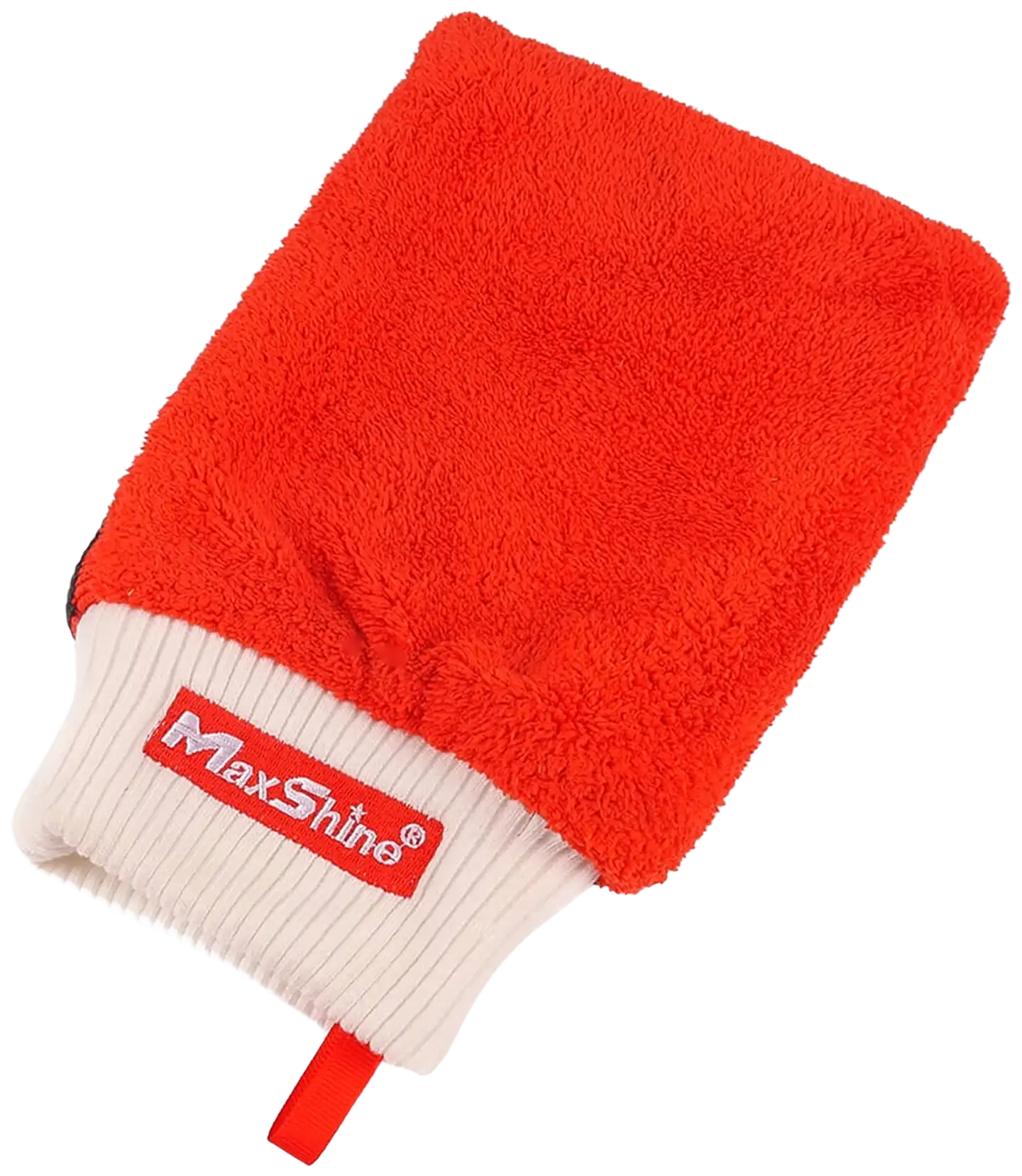 Maxshine 204003MT mikrokuituinen savikinnas 21×16 cm – punainen/musta, 450GSM, jopa 50 käyttökertaa, naarmuttamaton, täydellinen maalipinnan syväpuhdistukseen - 1