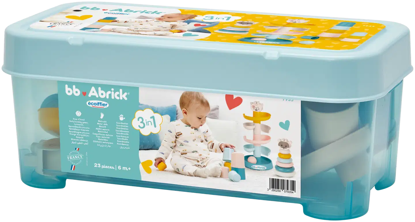 Ecoiffier - BB Abrick - 3 lelun setti laatikossa - 1