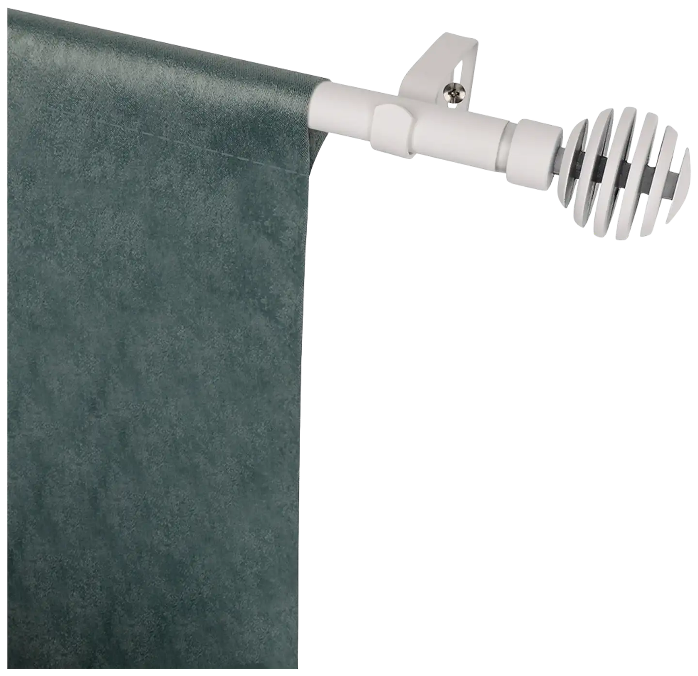 Ihanin verhotanko Alma mattavalkoinen 160-310cm 16/19mm - 1