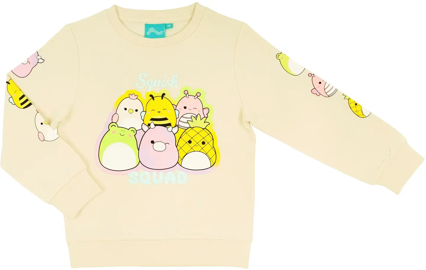 Squishmallows lasten collegepaita - Vaaleanpunainen