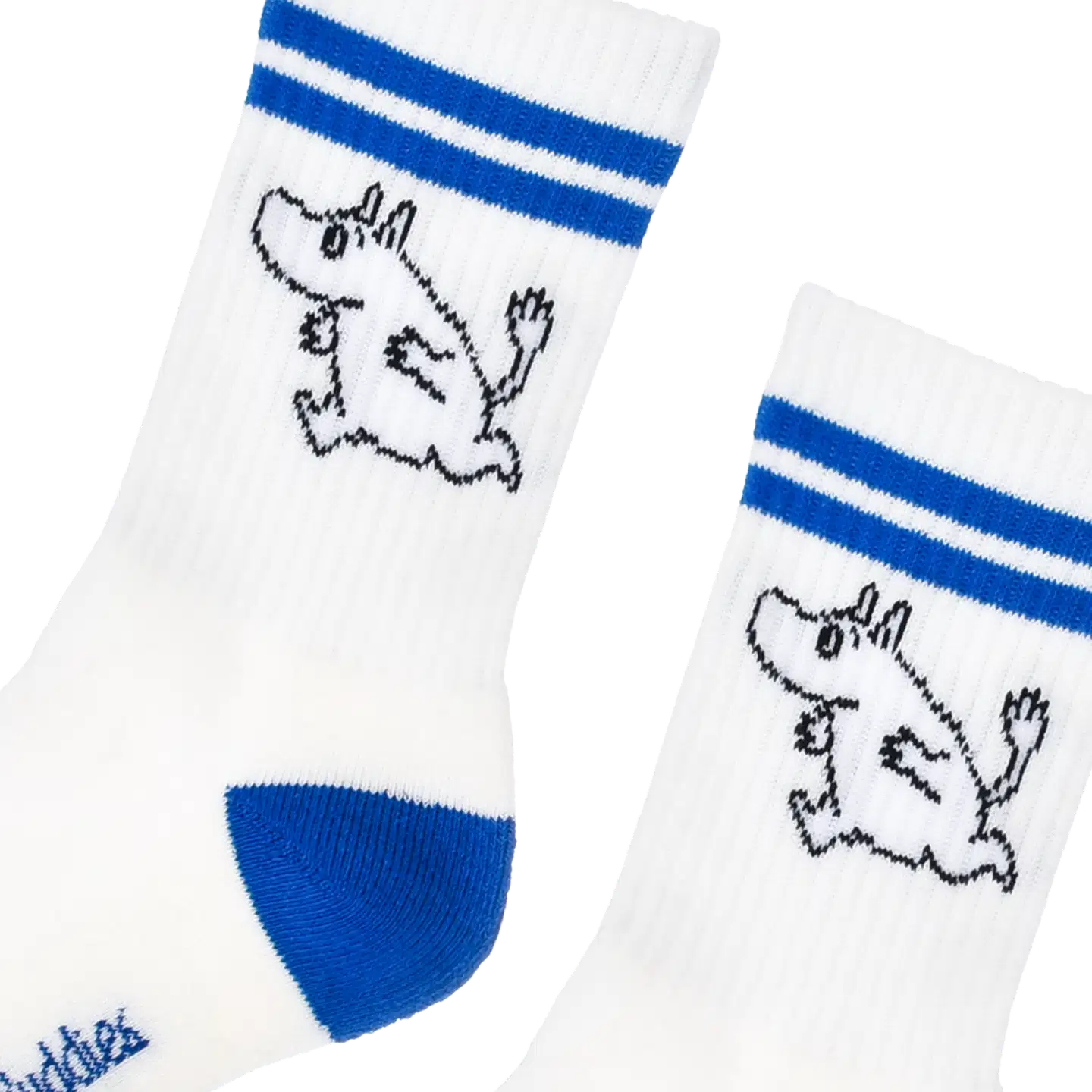 Moomin By Nordicbuddies Lasten sukka yksittäispakkaus Muumipeikko - Valkoinen/Sininen - 2
