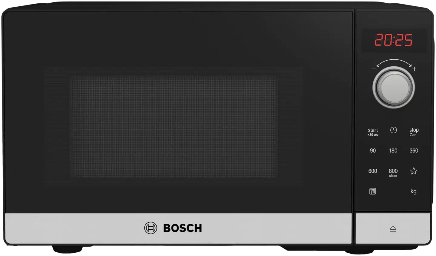Bosch Serie 2 vapaasti sijoitettava mikroaaltouuni 44 x 26 cm teräs