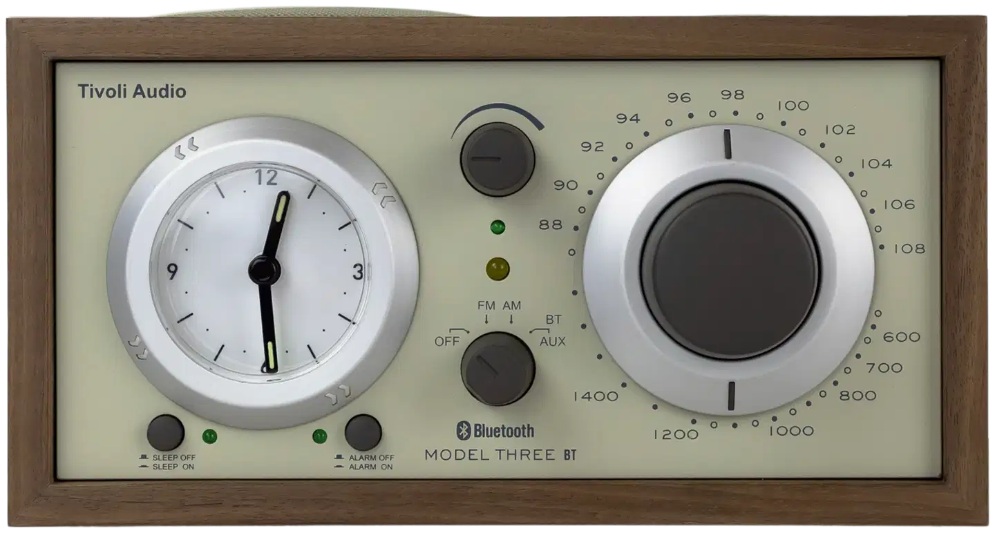 Tivoli Audio Bluetooth-kelloradio Model Three BT USB-C pähkinä/beige - 1