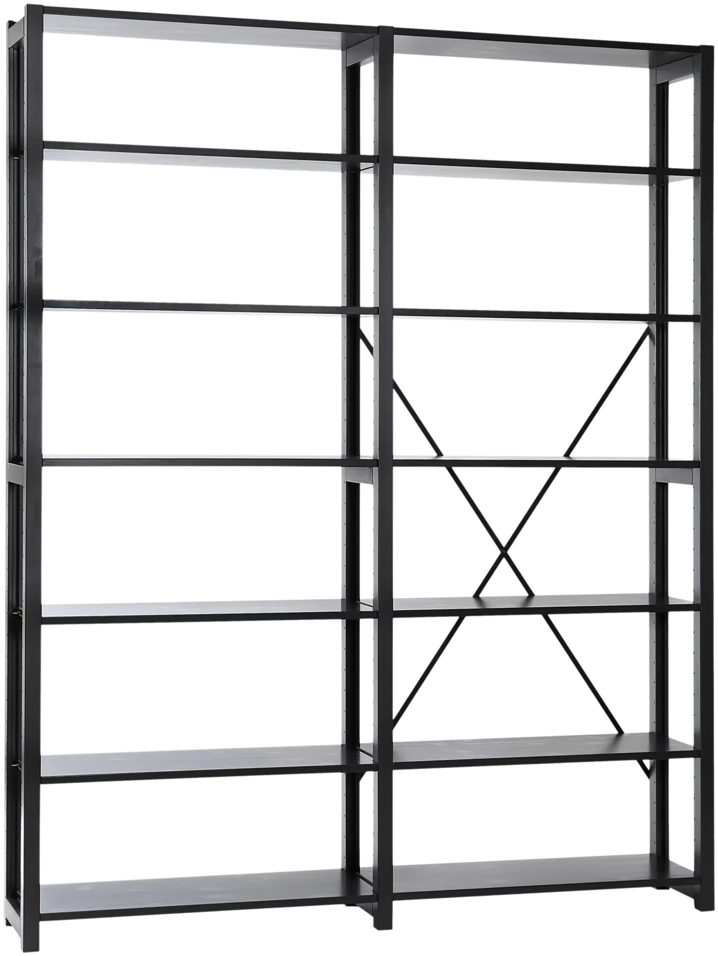 Lundia Classic avohylly, kaksiosainen - MUSTA - 2