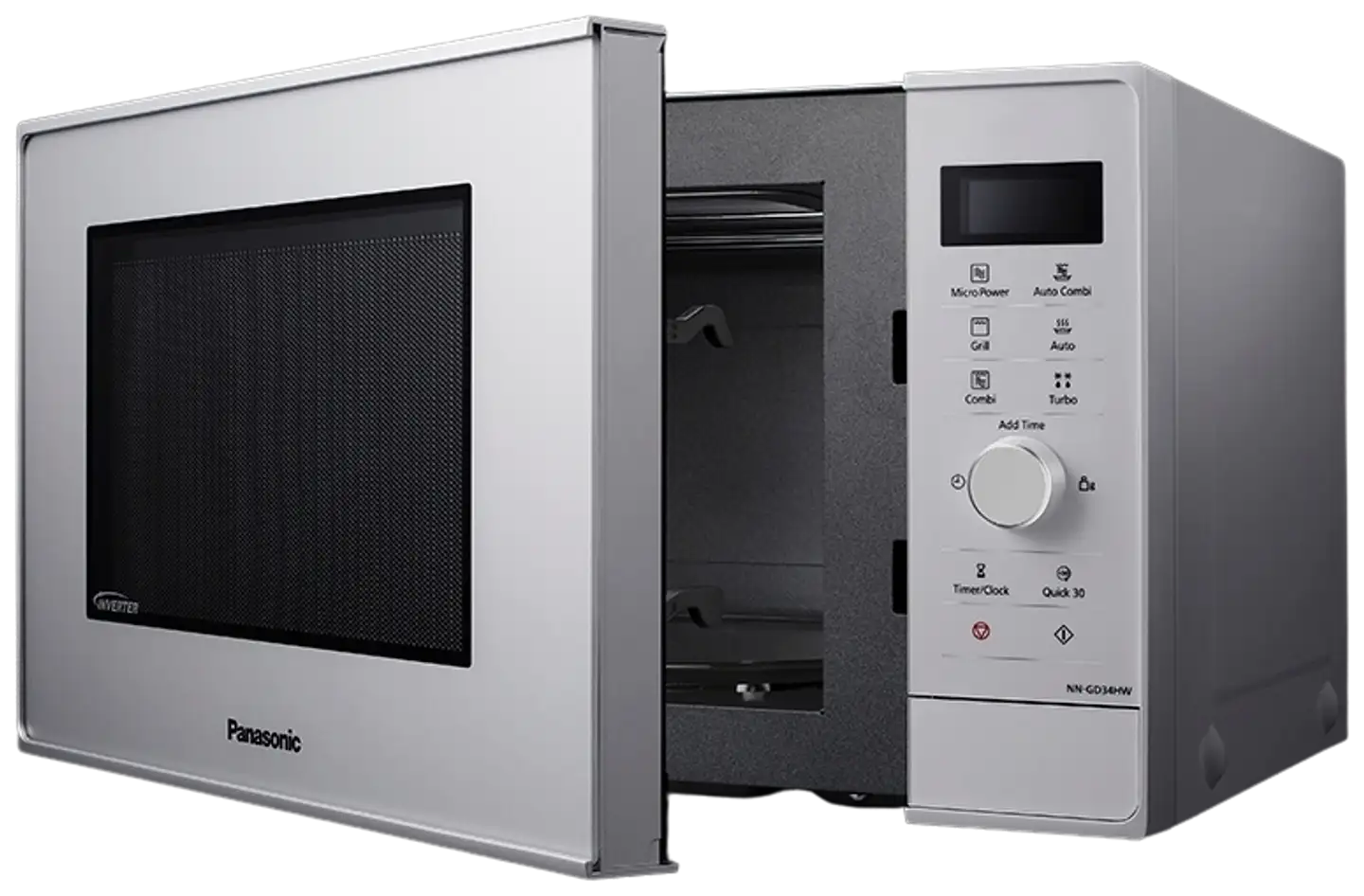 Panasonic mikroaaltouuni 23L NN-GD34HWSUG invertteritekniikka ja grilli - 2