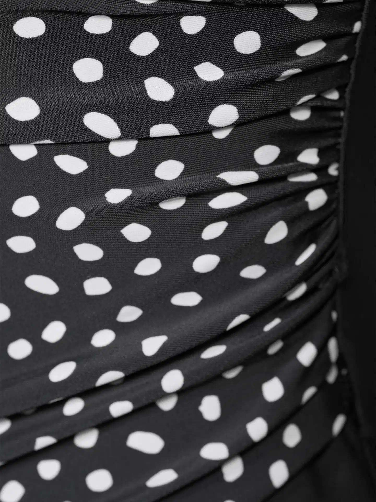 Actuelle naisten uimapuku pilkku 215A012507 - Black Aop - 5