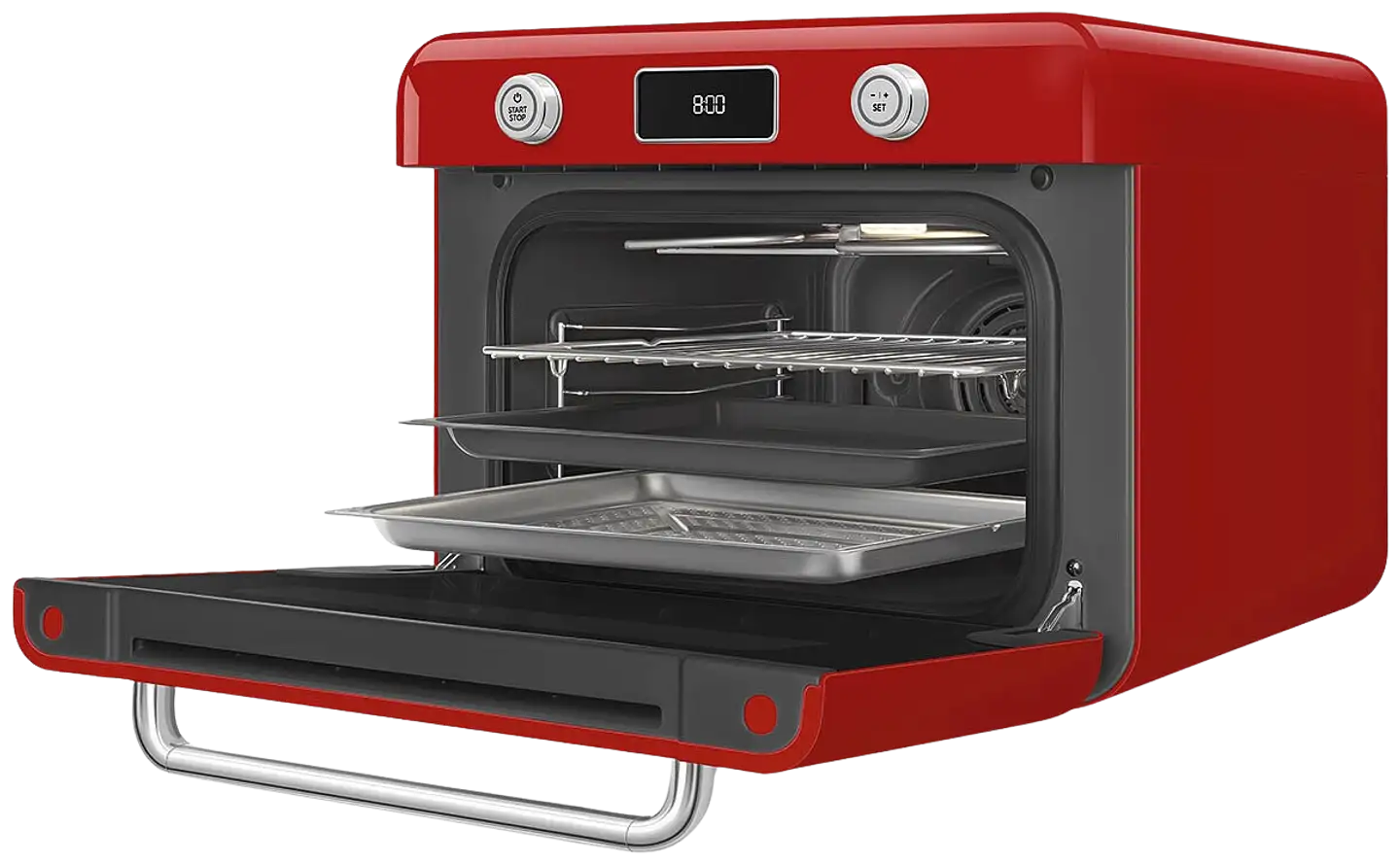 Smeg yhdistelmäuuni punainen COF01RDEU - 4