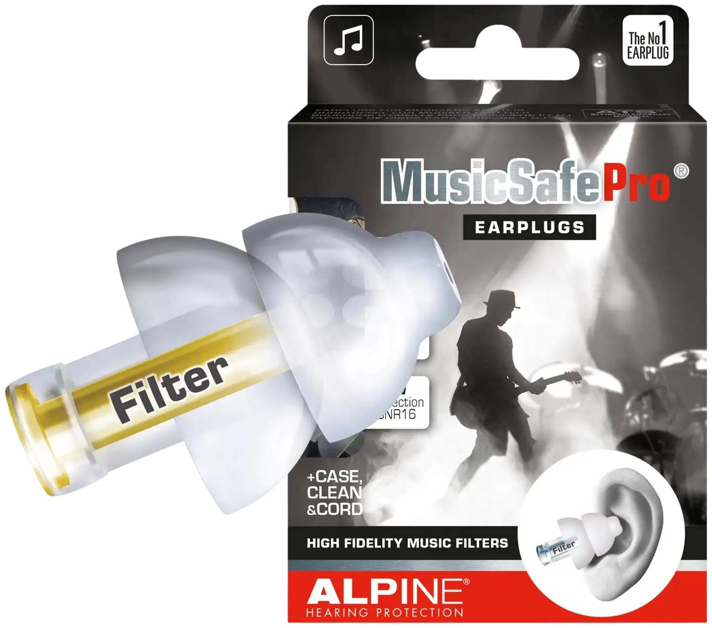 Alpine kuulosuojaimet MusicSafe Pro Transparent