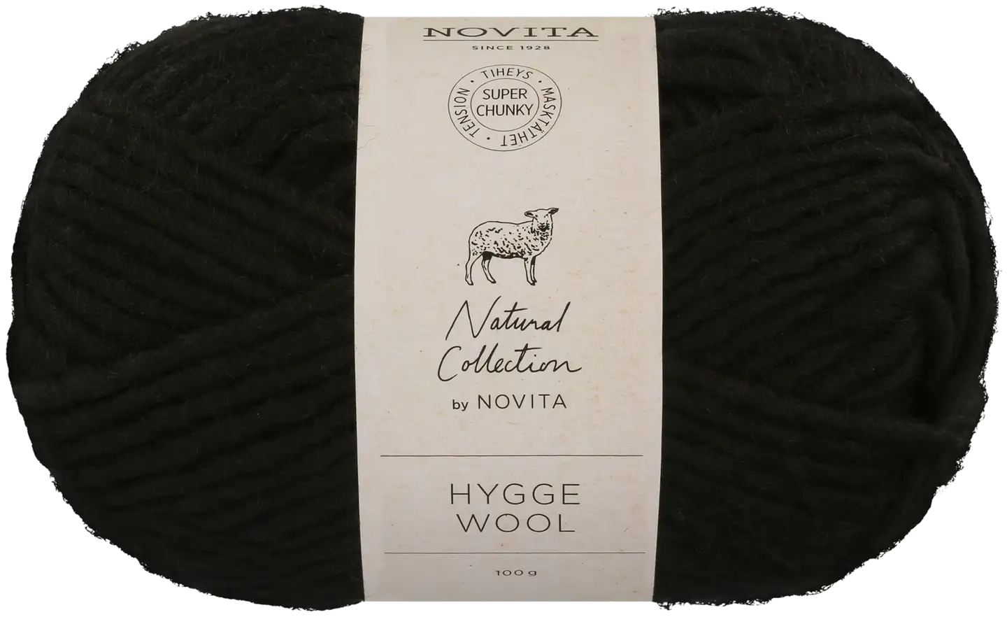 Novita lanka Hygge Wool 100 g noki 099 - 1