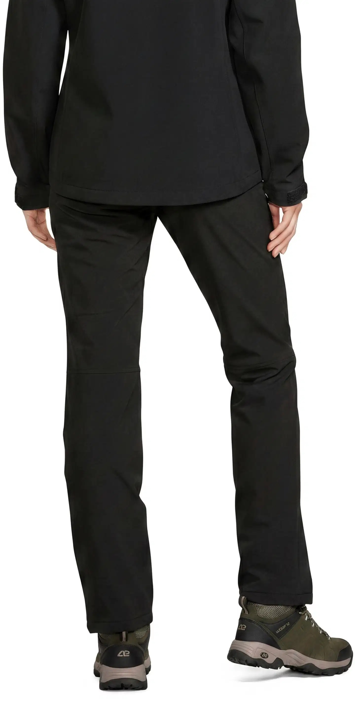 Luode12 naisten kevytvanuhousut 223L332472 - black - 3
