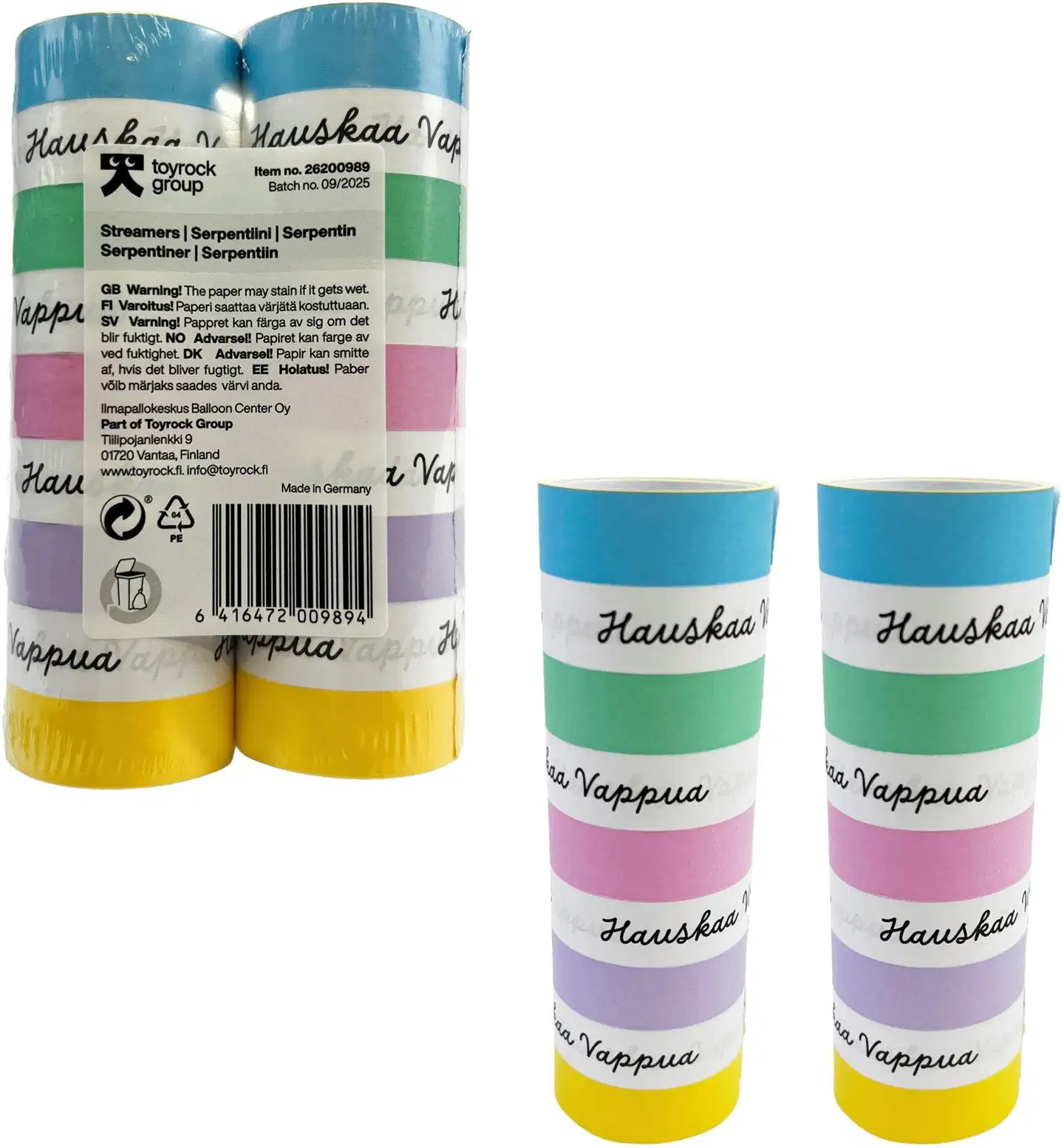 Serpentiini hauskaa vappua 2 rll/pkt - 1