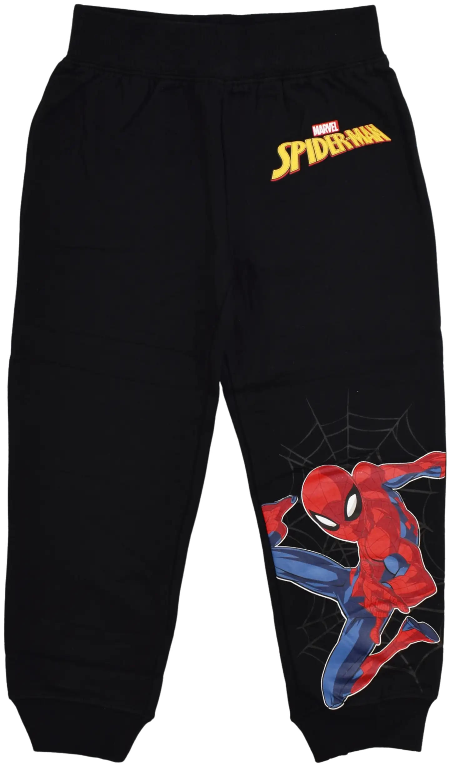 Spider-Man lasten collegehousut - MUSTA