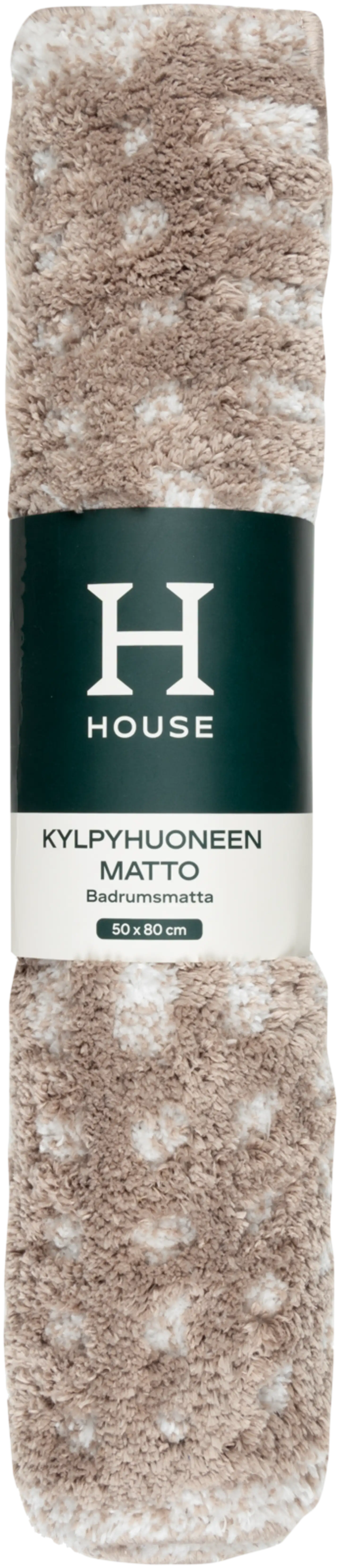 House kylpyhuoneenmatto Melange 50x80 cm beige - 2
