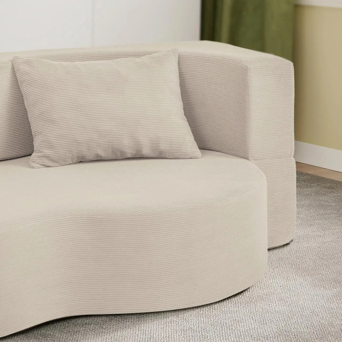 SoBuy sohvasänky beige FST101-MI - 6