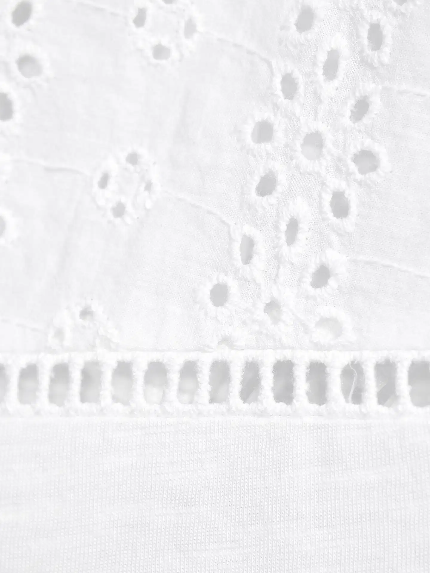 Margaux Riviera naisten pitsisomisteinen t-paita CF0354 - WHITE - 5