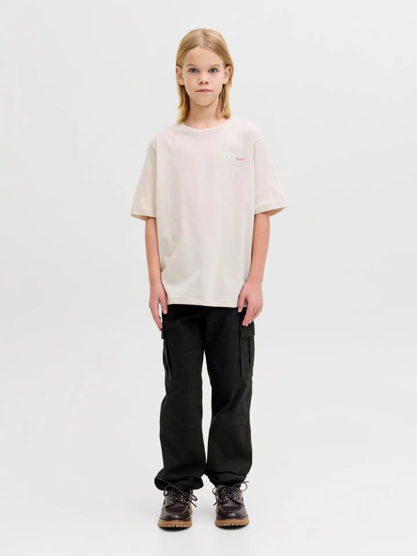 JJ REBEL JUNIOR lasten cargohousut - BLACK - 3