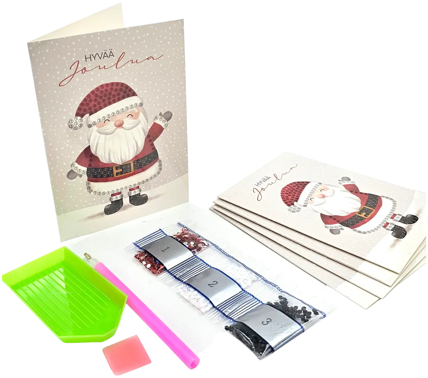 J.K. Primeco timanttimaalauskortti Iloinen pukki 5kpl - 2