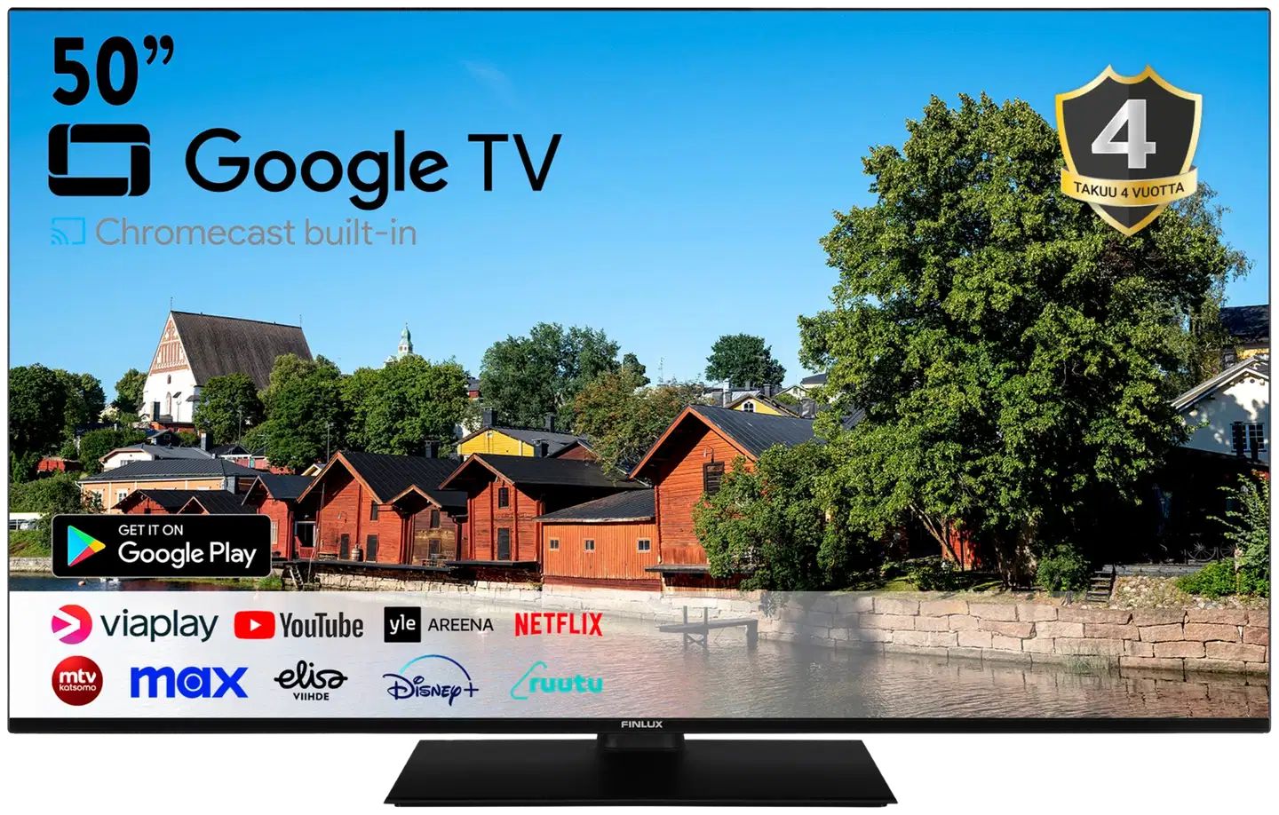 Finlux 50" 4K UHD Android Smart LED TV 50G9.3GCMB - 2