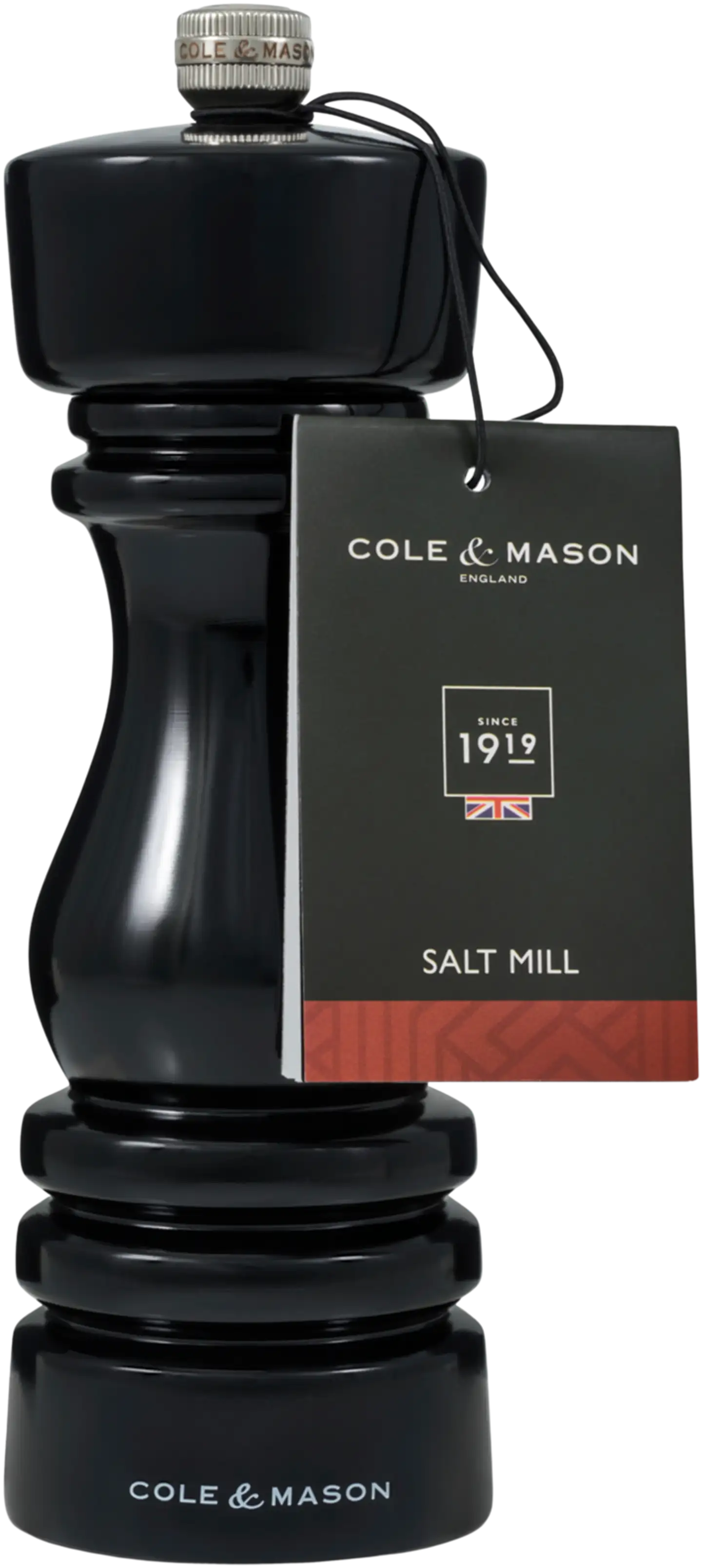 Cole & Mason suolamylly London 18 cm musta - 2